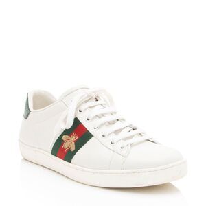 Gucci Leather Bee Ace Sneakers - Size 8.5 / 38.5